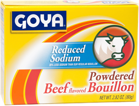 Reduced Sodium Powdered Beef Flavored Bouillon